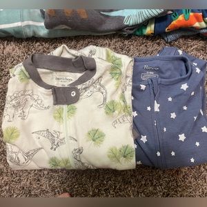 7 pairs of PJ’s 12-18mos Boys and a fleece zip jumper